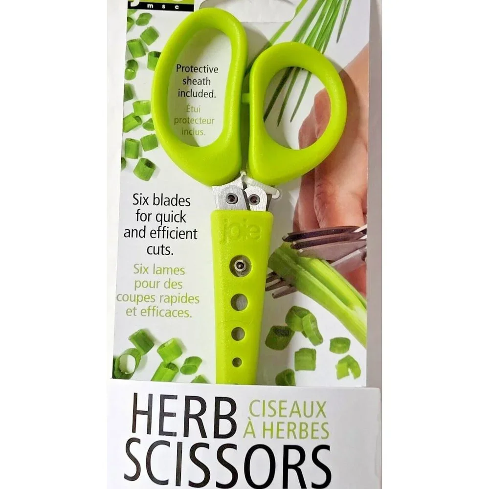 New Joie MSC Herb Scissors Six Blades for Quick Efficient Cuts Kitchen Tools‎